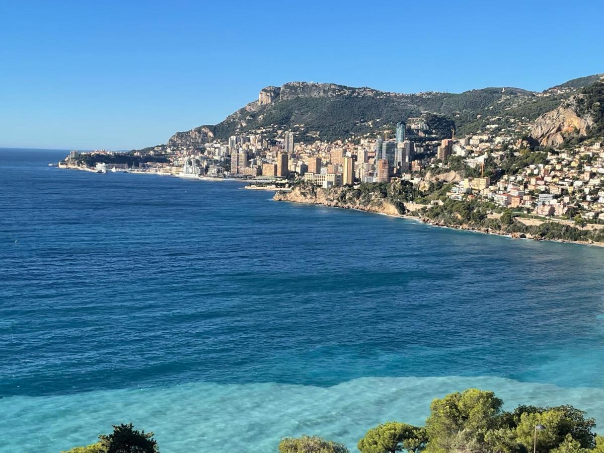 Aux Portes De Monaco Superbe T3 Vue Mer Roquebrune-Cap-Martin Exteriör bild